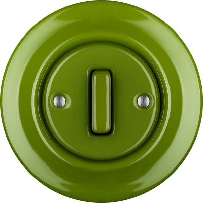Katy Paty | Porzellan Lichtschalter - 1 Taste – SLIM () - NITOR CHLORA